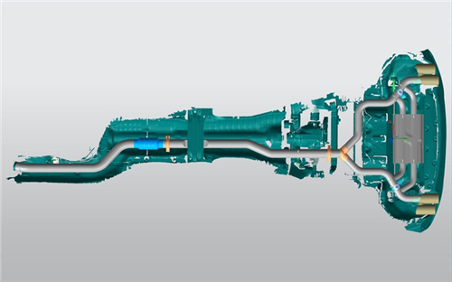 汽车排气系统三维模型.jpg